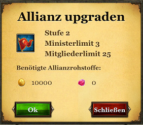 Allianz upgraden